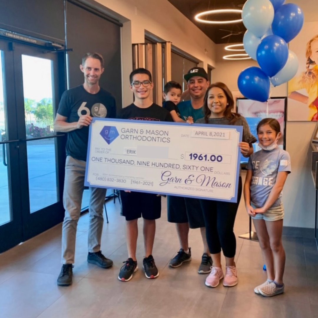 60th Anniversary Garn & Mason Dentist in Mesa, Gilbert & Chandler